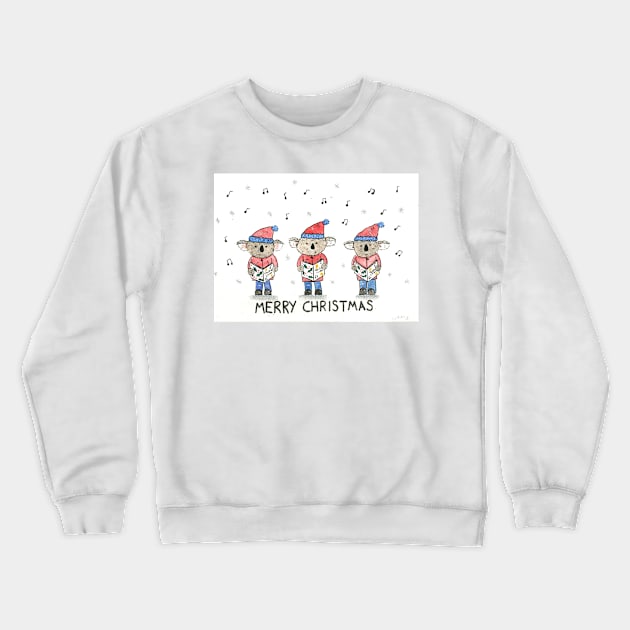 koalas carolling Crewneck Sweatshirt by Charlotsart